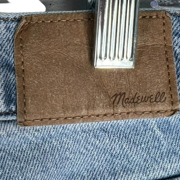 MADEWELL The Perfect Vintage Jeans Light wash distressed raw hem size 31 - Picture 7 of 8